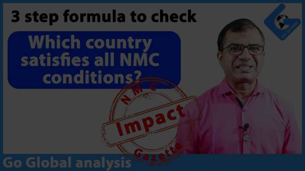 How to check which country follows all NMC rules MBBS abroad?